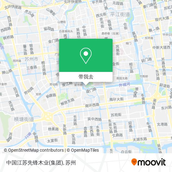 中国江苏先锋木业(集团)地图
