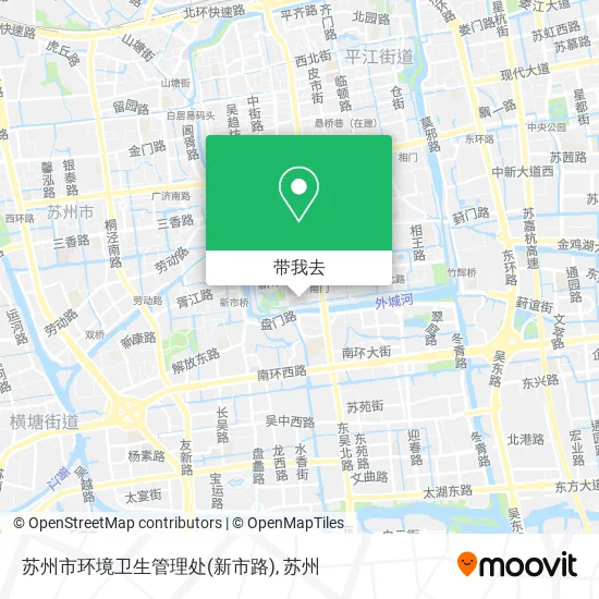 苏州市环境卫生管理处(新市路)地图