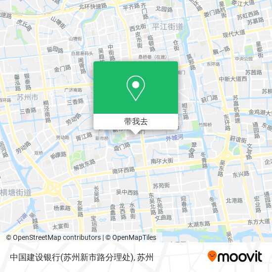 中国建设银行(苏州新市路分理处)地图