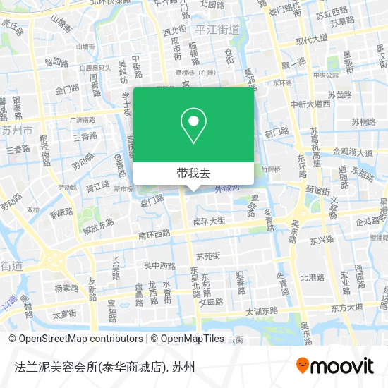 法兰泥美容会所(泰华商城店)地图