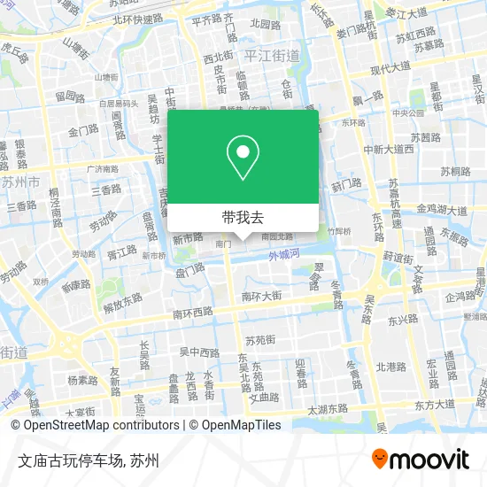 文庙古玩停车场地图