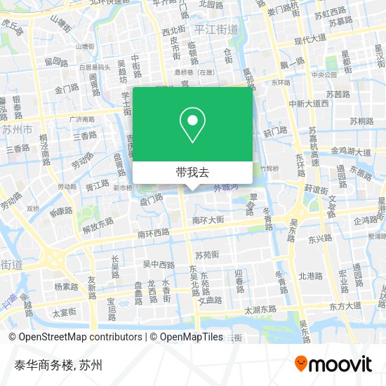 泰华商务楼地图