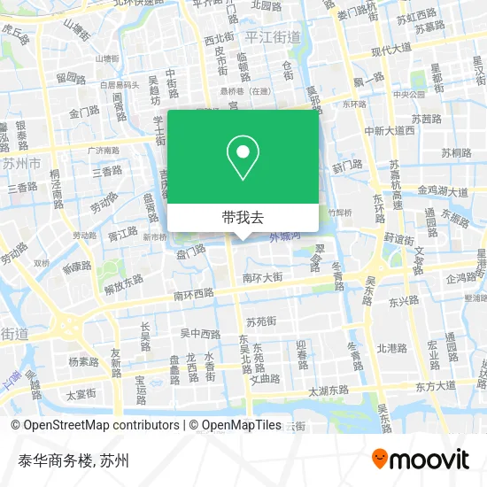 泰华商务楼地图