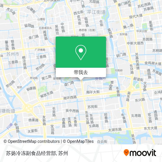 苏扬冷冻副食品经营部地图