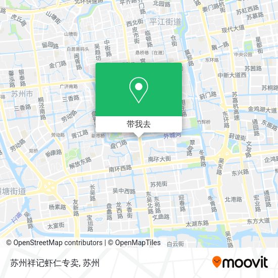 苏州祥记虾仁专卖地图