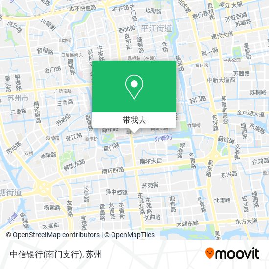 中信银行(南门支行)地图