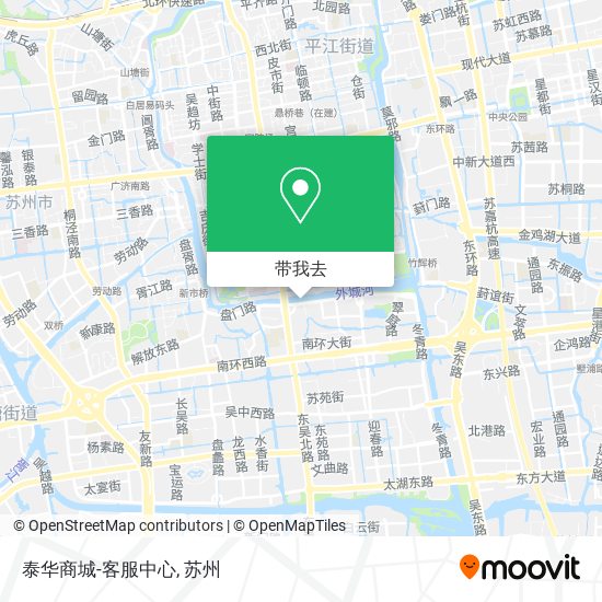 泰华商城-客服中心地图