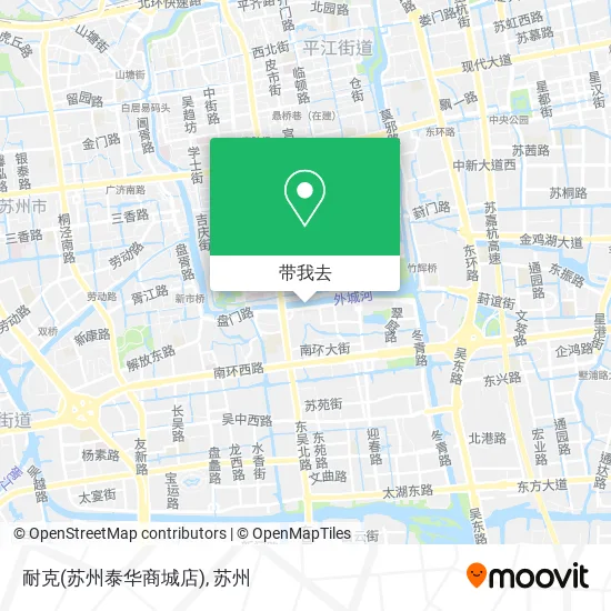 耐克(苏州泰华商城店)地图