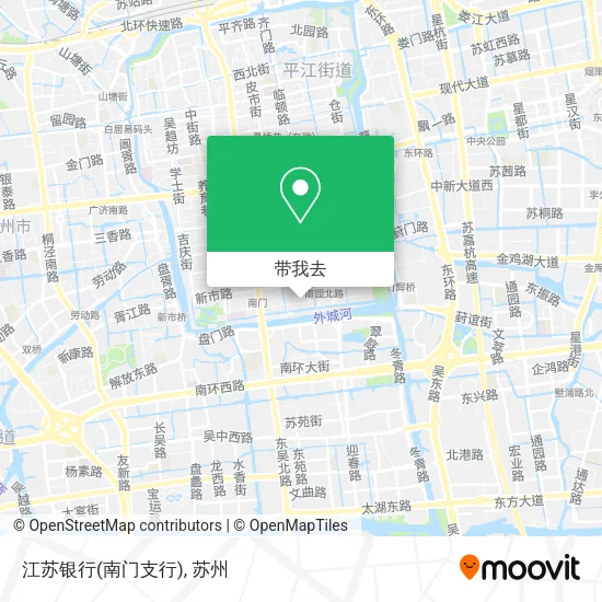 江苏银行(南门支行)地图