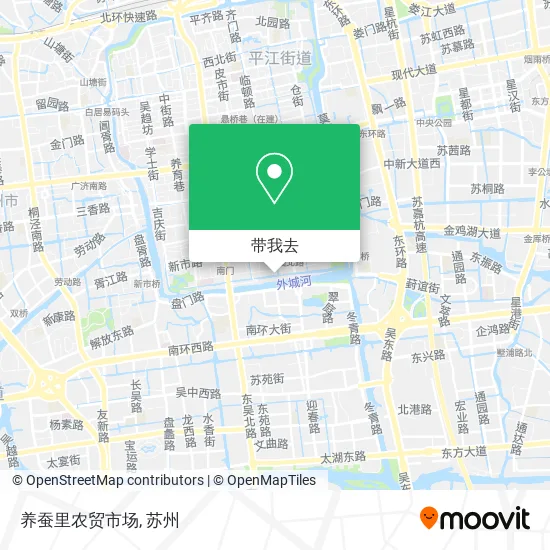 养蚕里农贸市场地图