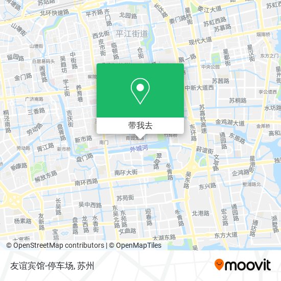 友谊宾馆-停车场地图