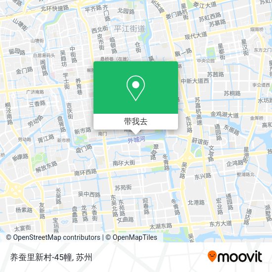 养蚕里新村-45幢地图