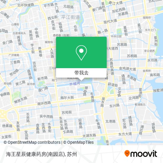 海王星辰健康药房(南园店)地图