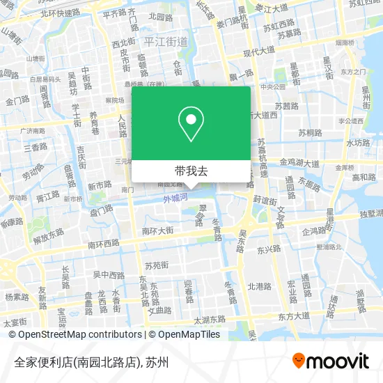 全家便利店(南园北路店)地图