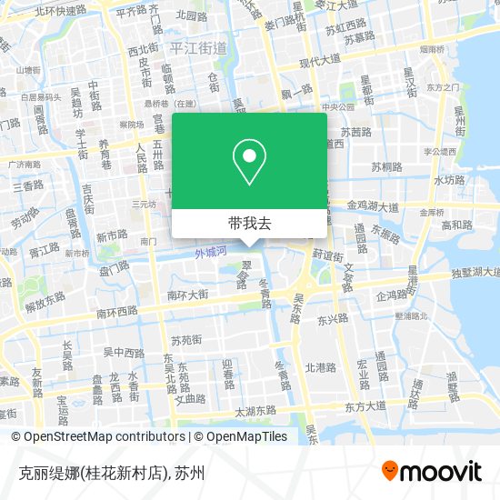 克丽缇娜(桂花新村店)地图