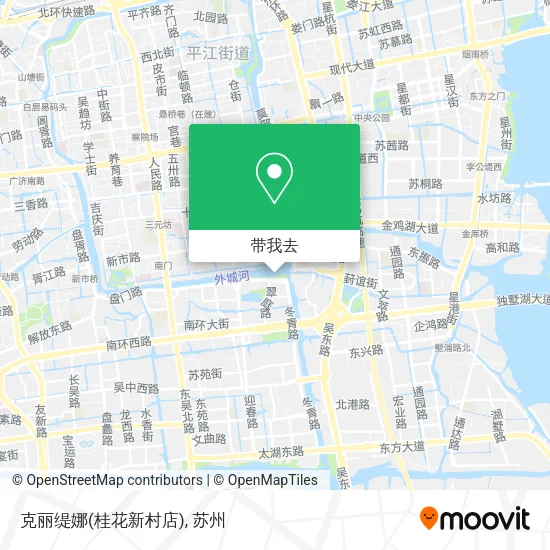 克丽缇娜(桂花新村店)地图