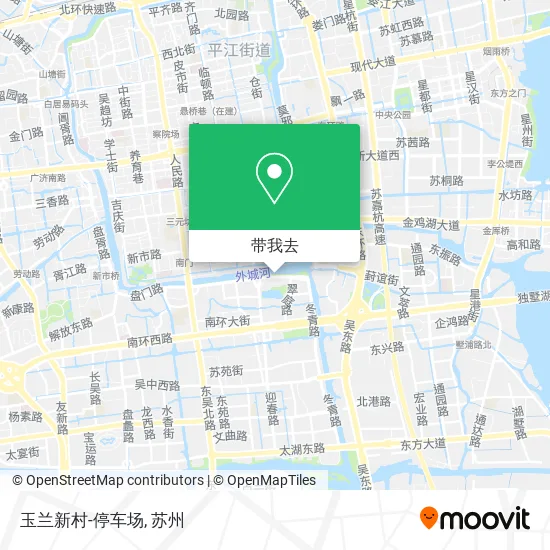 玉兰新村-停车场地图