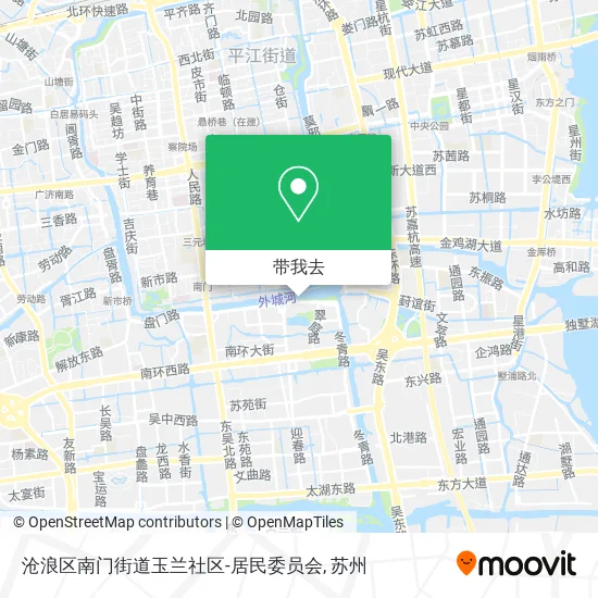 沧浪区南门街道玉兰社区-居民委员会地图