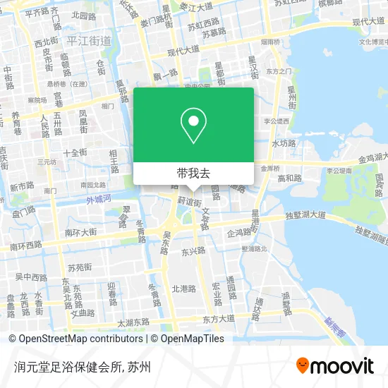 润元堂足浴保健会所地图