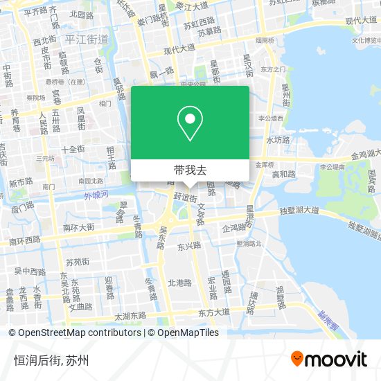 恒润后街地图