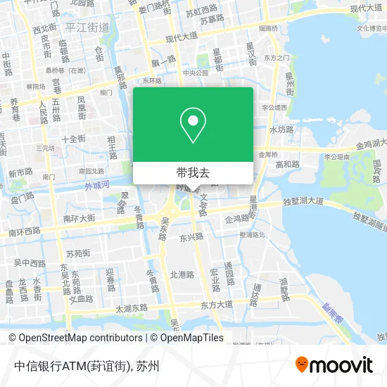 中信银行ATM(葑谊街)地图