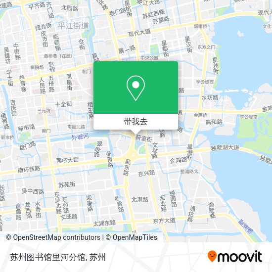 苏州图书馆里河分馆地图