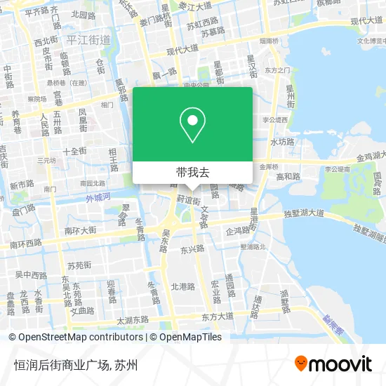 恒润后街商业广场地图