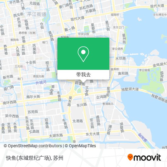 快鱼(东城世纪广场)地图