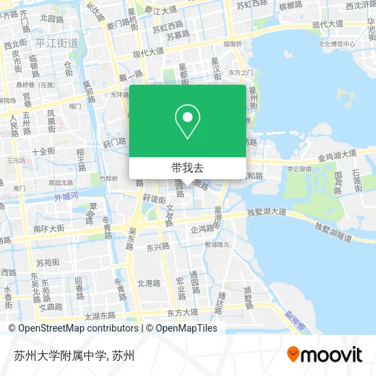 苏州大学附属中学地图