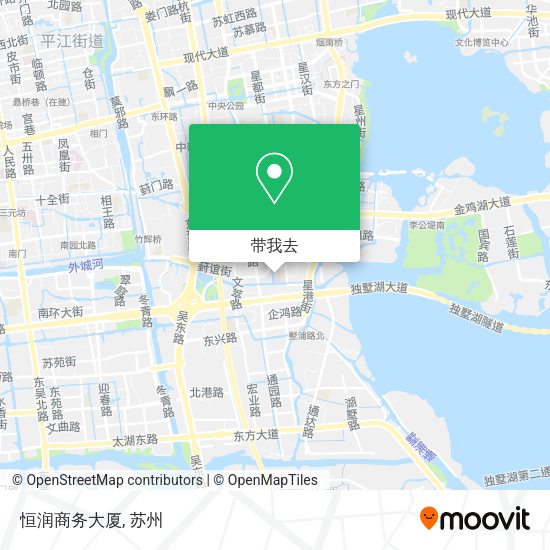 恒润商务大厦地图