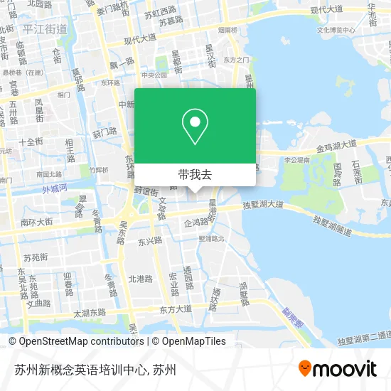 苏州新概念英语培训中心地图