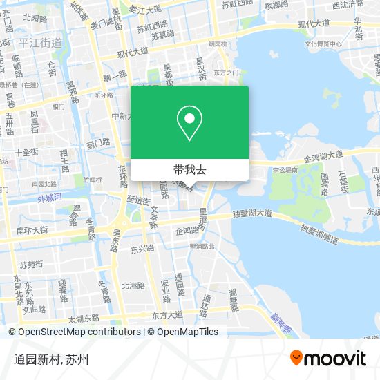 通园新村地图