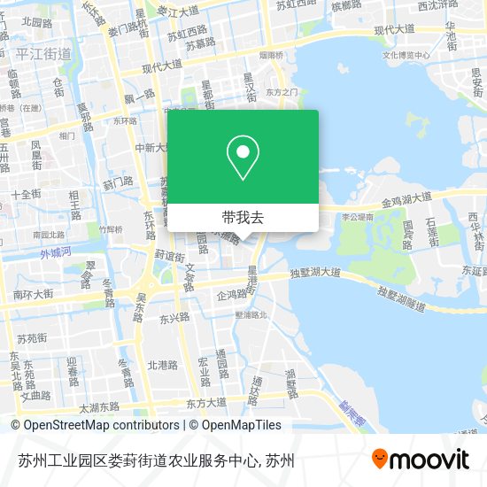 苏州工业园区娄葑街道农业服务中心地图