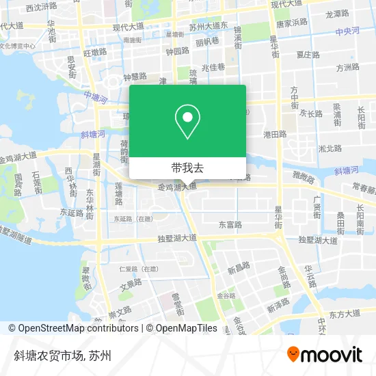 斜塘农贸市场地图