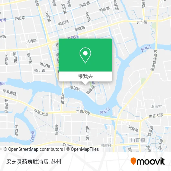 采芝灵药房胜浦店地图