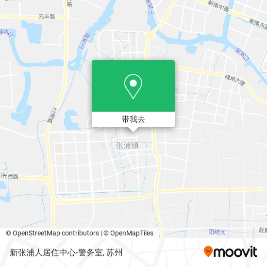 新张浦人居住中心-警务室地图