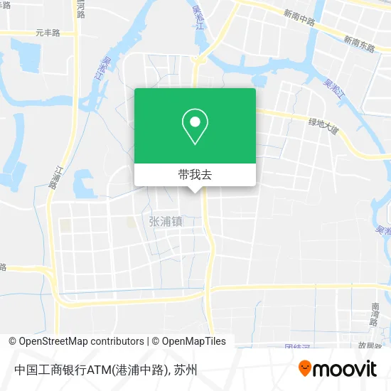 中国工商银行ATM(港浦中路)地图