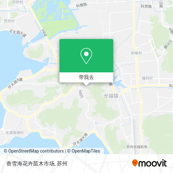 香雪海花卉苗木市场地图