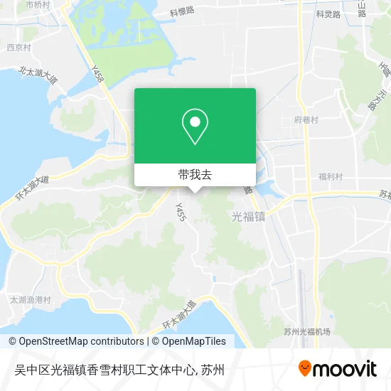 吴中区光福镇香雪村职工文体中心地图