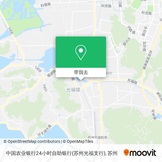 中国农业银行24小时自助银行(苏州光福支行)地图