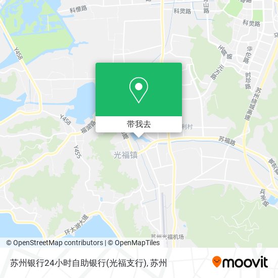 苏州银行24小时自助银行(光福支行)地图