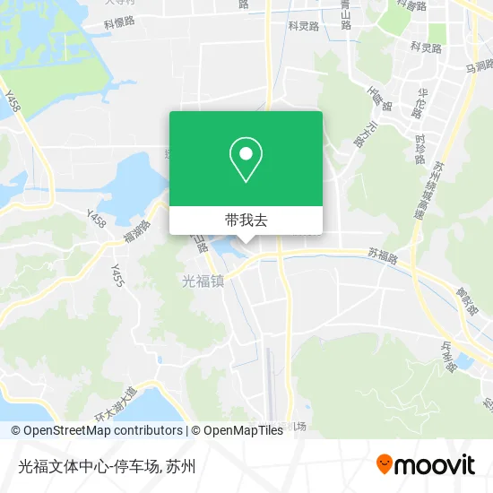 光福文体中心-停车场地图