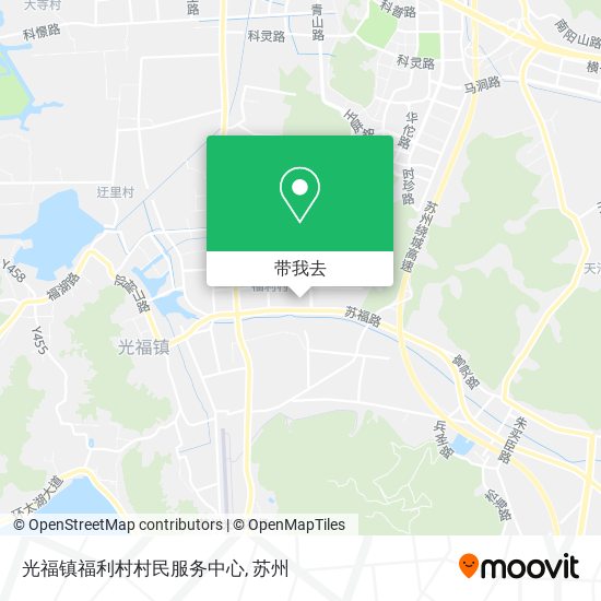光福镇福利村村民服务中心地图