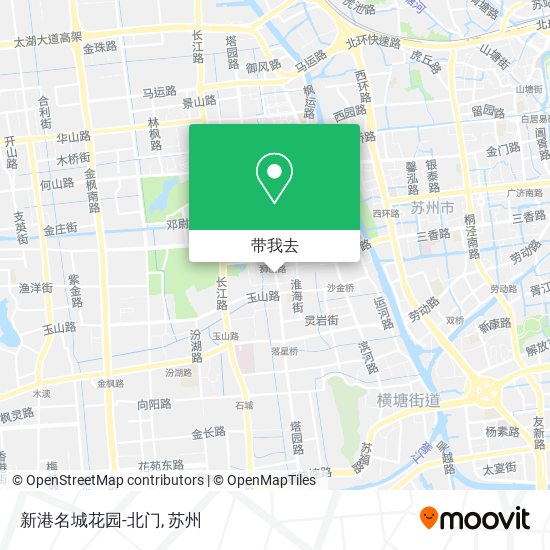 新港名城花园-北门地图