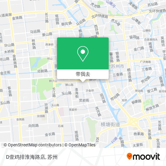 D壹鸡排淮海路店地图