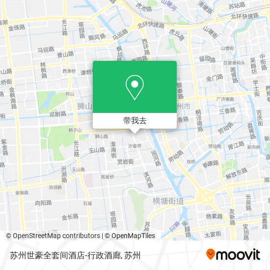 苏州世豪全套间酒店-行政酒廊地图