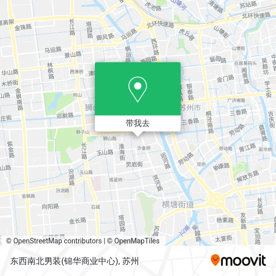 东西南北男装(锦华商业中心)地图