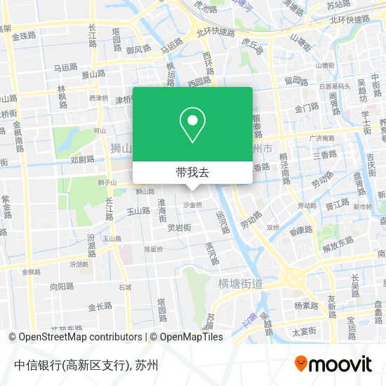 中信银行(高新区支行)地图