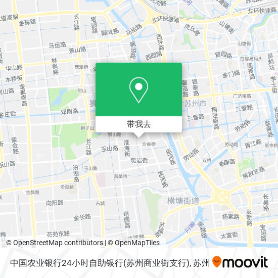 中国农业银行24小时自助银行(苏州商业街支行)地图