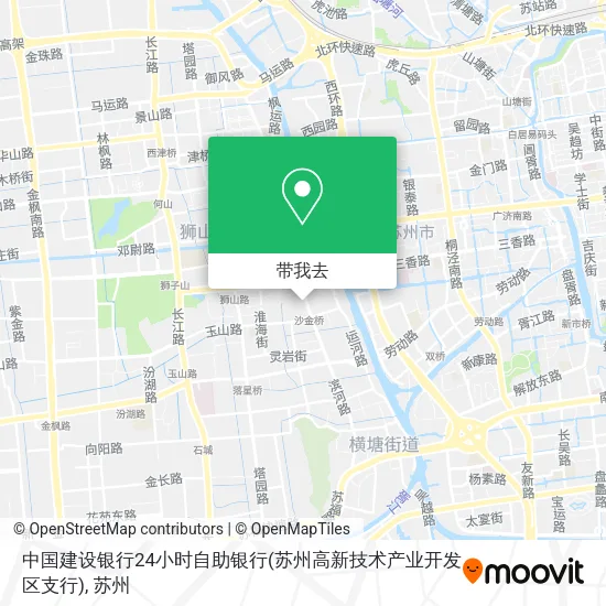 中国建设银行24小时自助银行(苏州高新技术产业开发区支行)地图